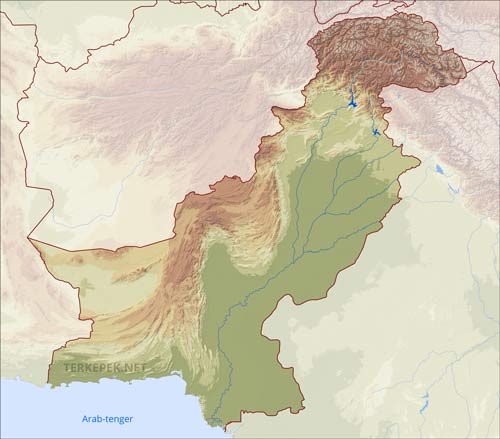 Pakisztán felszíne